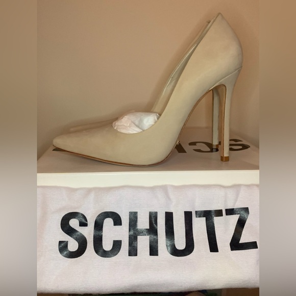SCHULTZ Shoes Color Beige Sz 8 - Picture 7 of 10